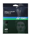 Yonex Tennissaite Poly Tour Force (Haltbarkeit+Power) schwarz 12m Set